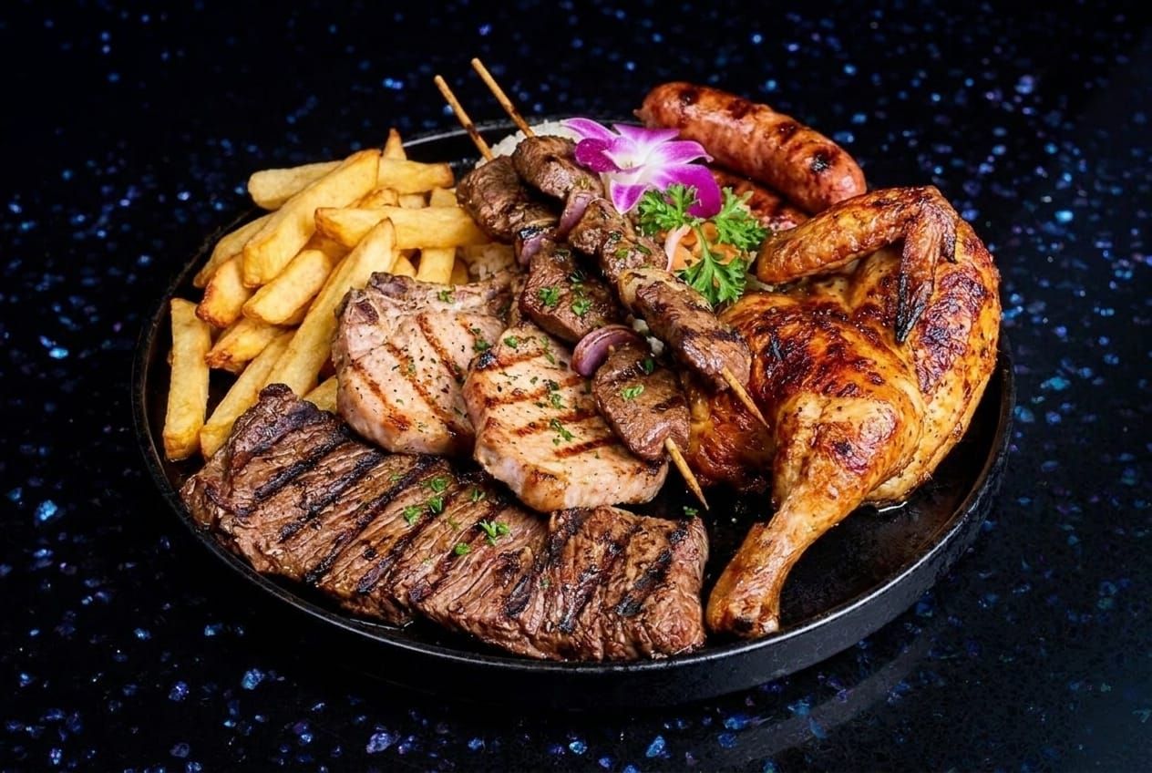 Blaze Grill with Skirt Steak