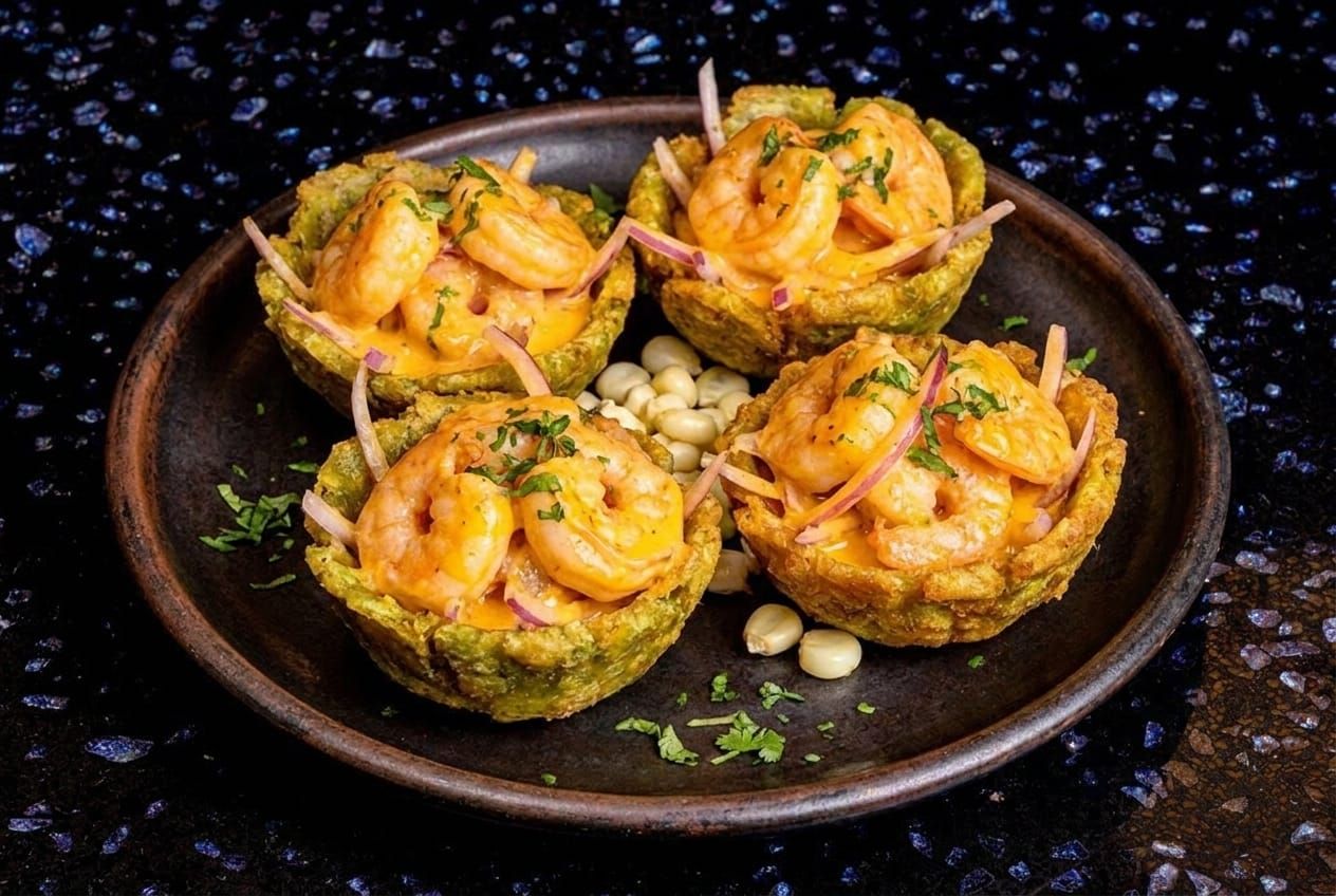 Canastas con Camarones