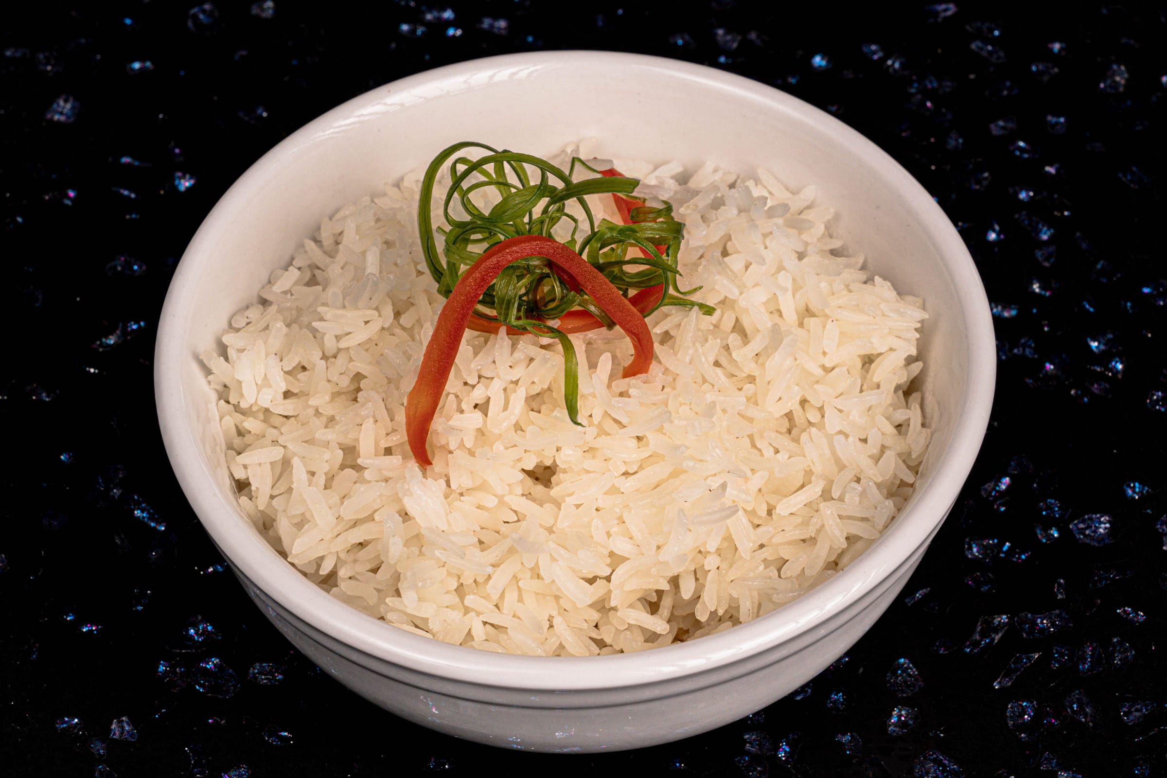 Bowl of white rice